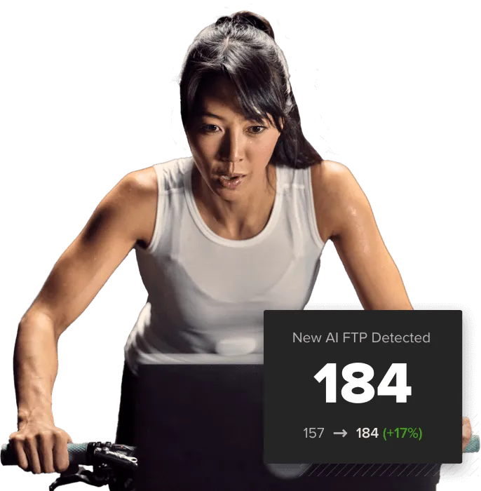 Cyclist with FTP increase detected