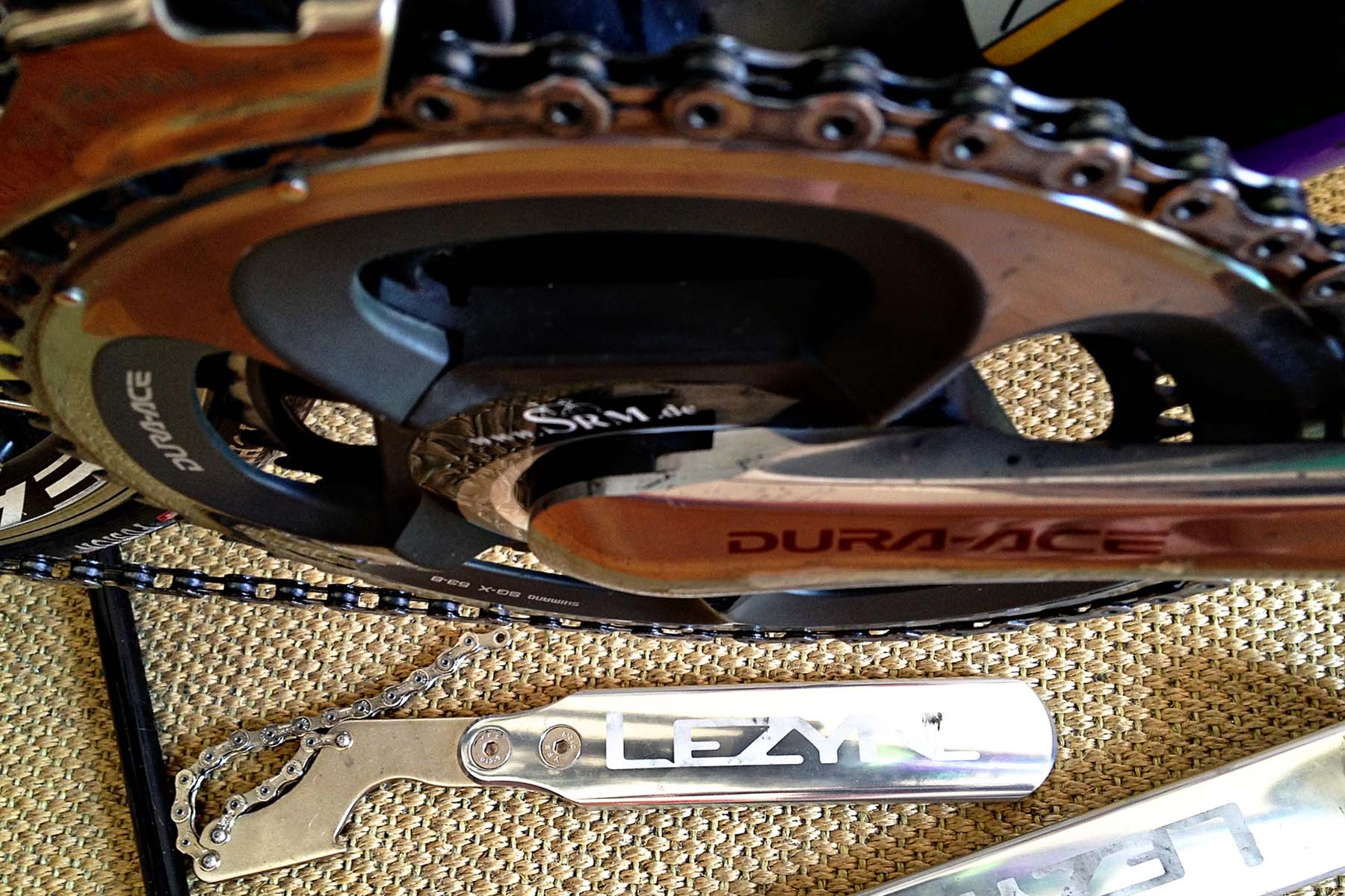 My chain might not always be squeaky clean for training, but you can bet it will be spotless for every race!