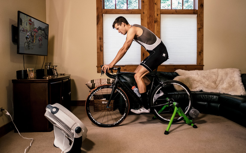 Winter Cycling training plan is best done indoors with a fan