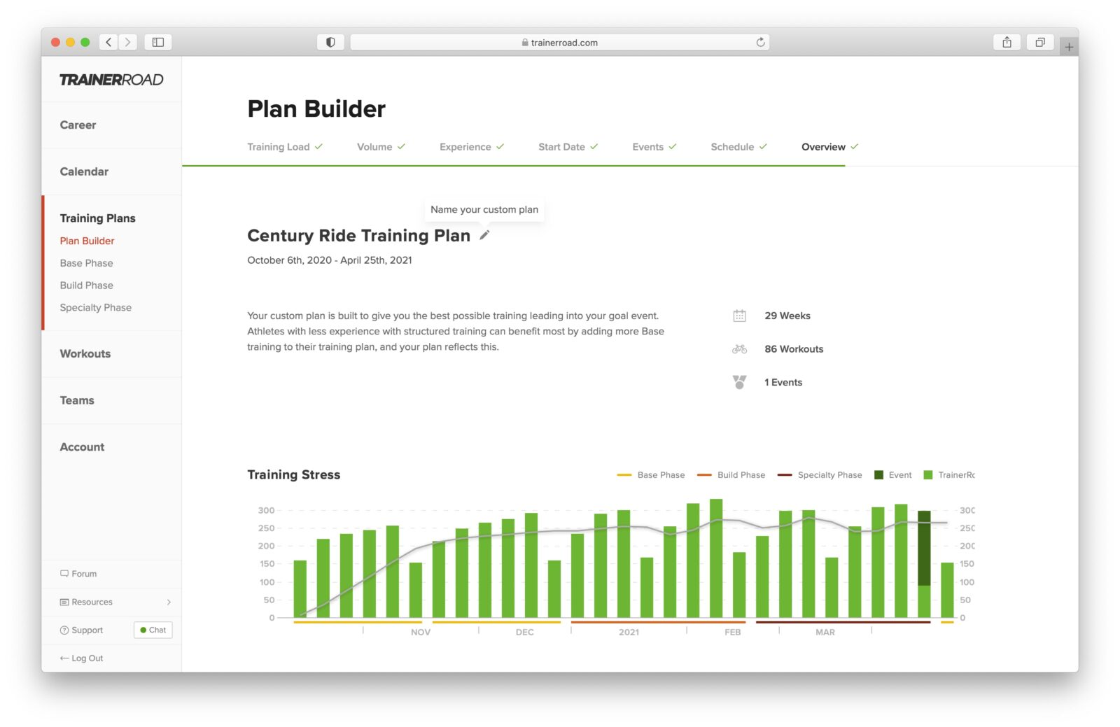 double century training plan