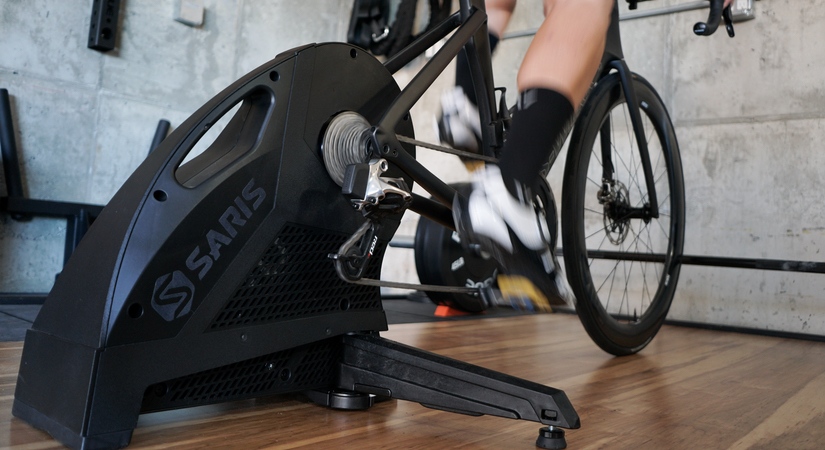 This is a picture of the Saris H3 is the best indoor bike trainer for your indoor cycling setup.