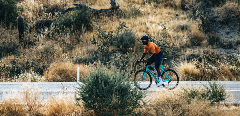 A cyclist trains in the Endurance Zone to build aerobic fitnes