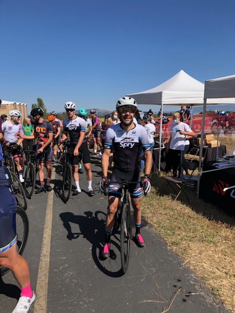 Will at the LoToJa finish line.