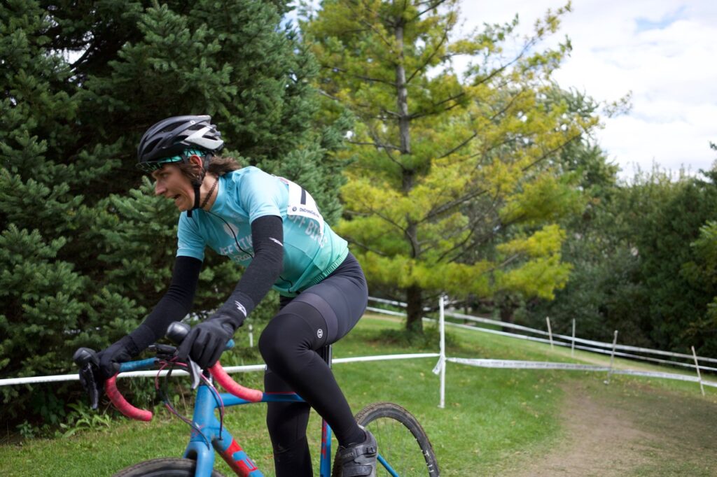 Austin Killips races cyclocross in Chicago.