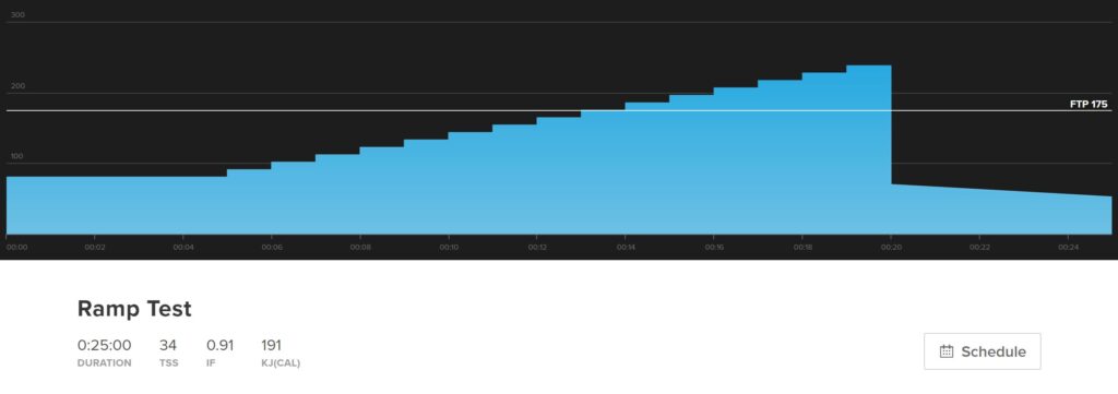 The TrainerRoad Ramp Test is an FTP assessment designed to accurately asses your FTP before each new training phase.