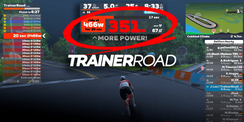 TrainerRoad and Zwift finally work together! Meaning if you have a TrainerRoad subscription and a Zwift subscription, you can now easily do your TrainerRoad workouts in Zwift.