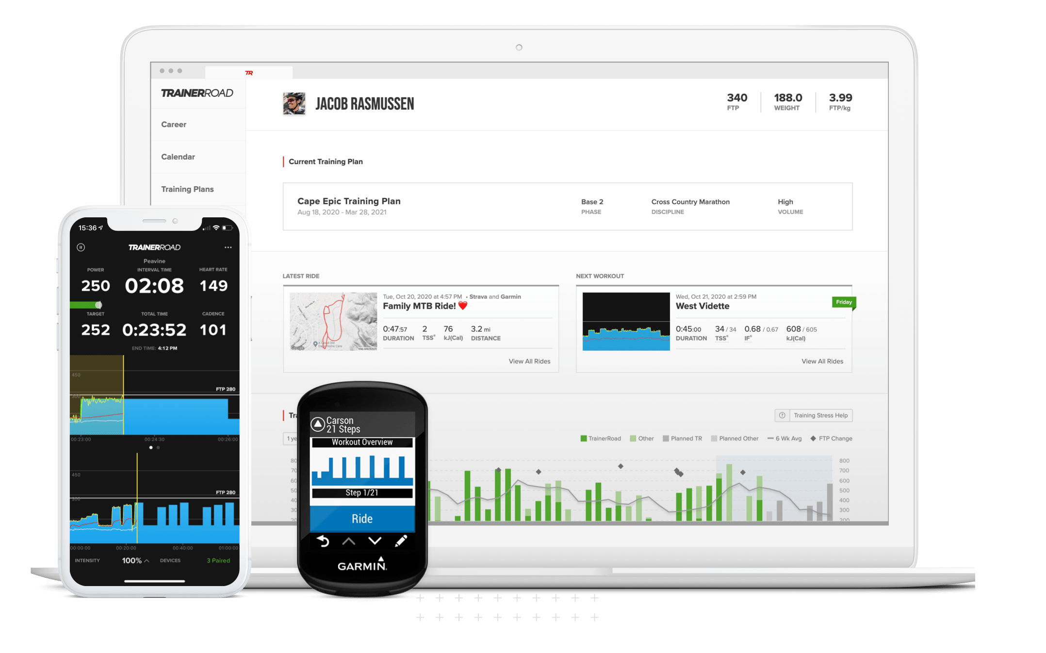 Cycling Training App TrainerRoad